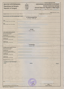 Marriage certificate (if necessary) 