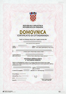 Citizenship certificate 
