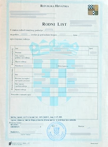 Birth certificate 