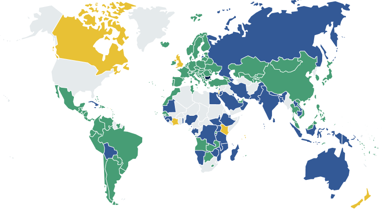 Свобода передвижения и безвизовая карта